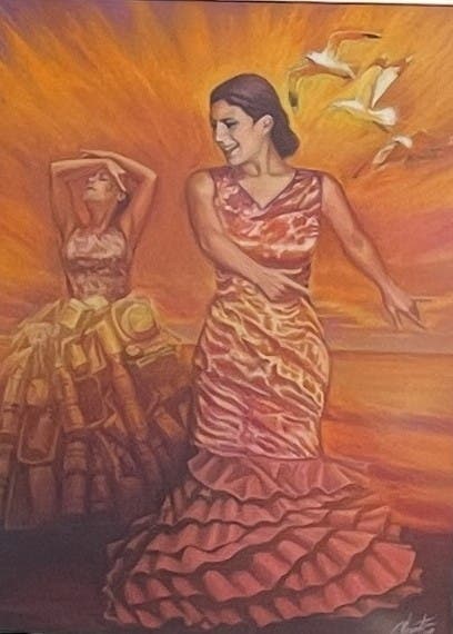 Art Collections by Clemente Ettrick and Flamenco Dance by Bárbara Martinez at the Great Neck Library