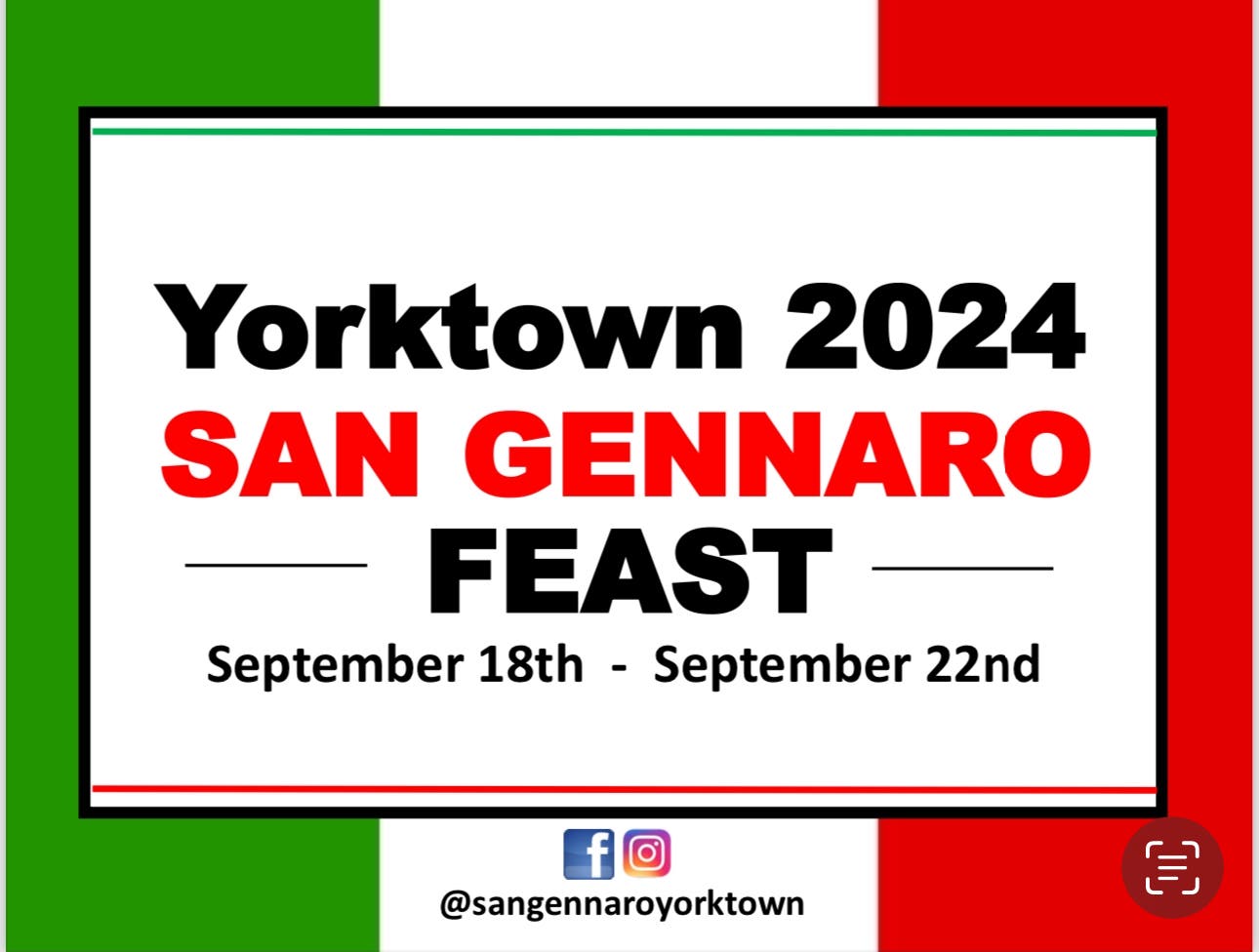 Feast of San Gennaro - Yorktown 