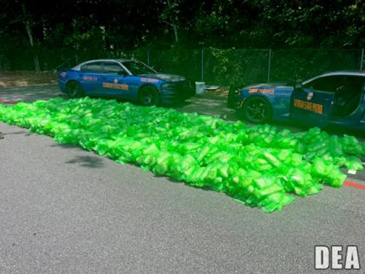 About $3.2 million worth of crystal methamphetamine stored in boxes of celery is recently seized at a Forest Park farmers market.