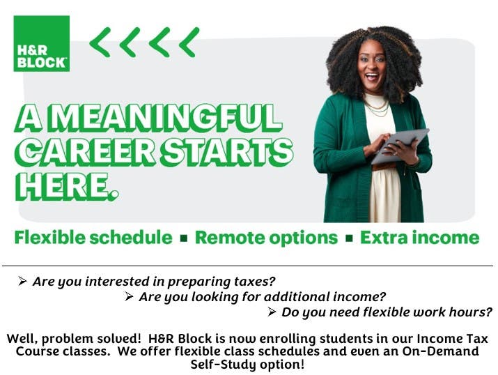 H&R Block Is Now Hiring!