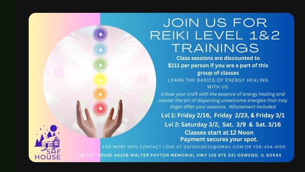 Reki Level 1&2 Training 