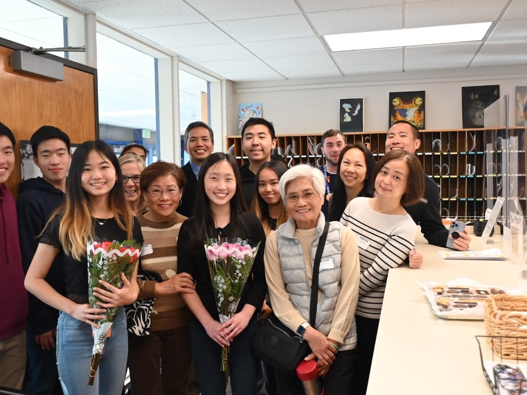 Jeylin Lee and Ashley Lam were honored as the top two students in Herricks High School Class of 2023.