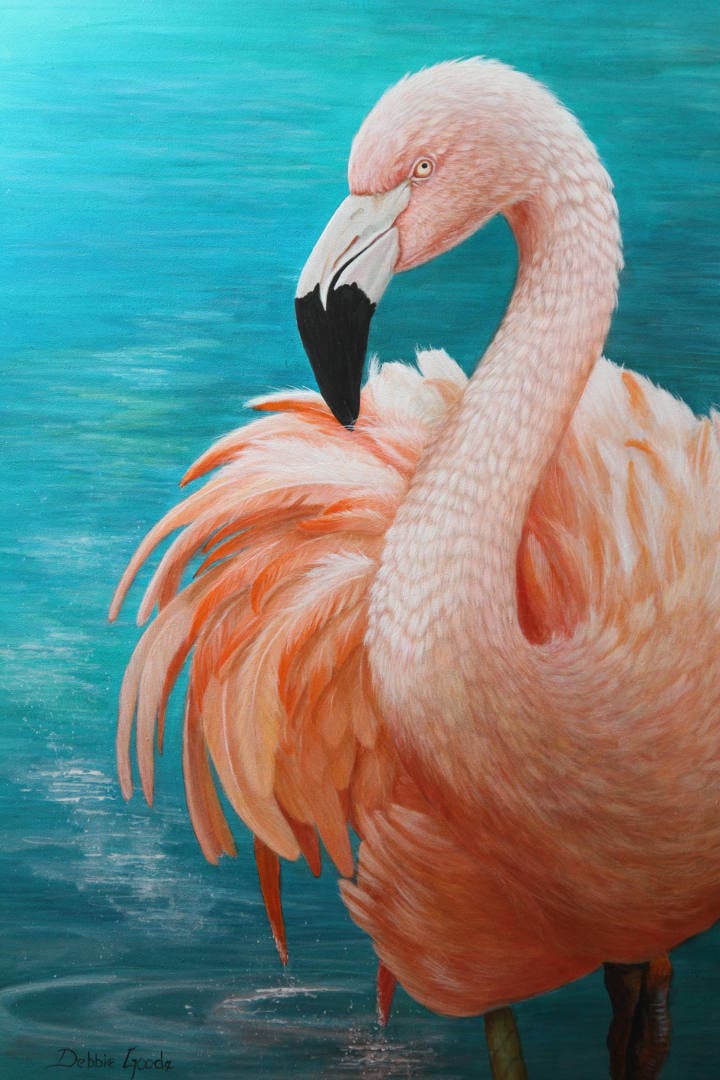 "FLAMINGO" Acrylic Painting Workshop w/ Debra Goode