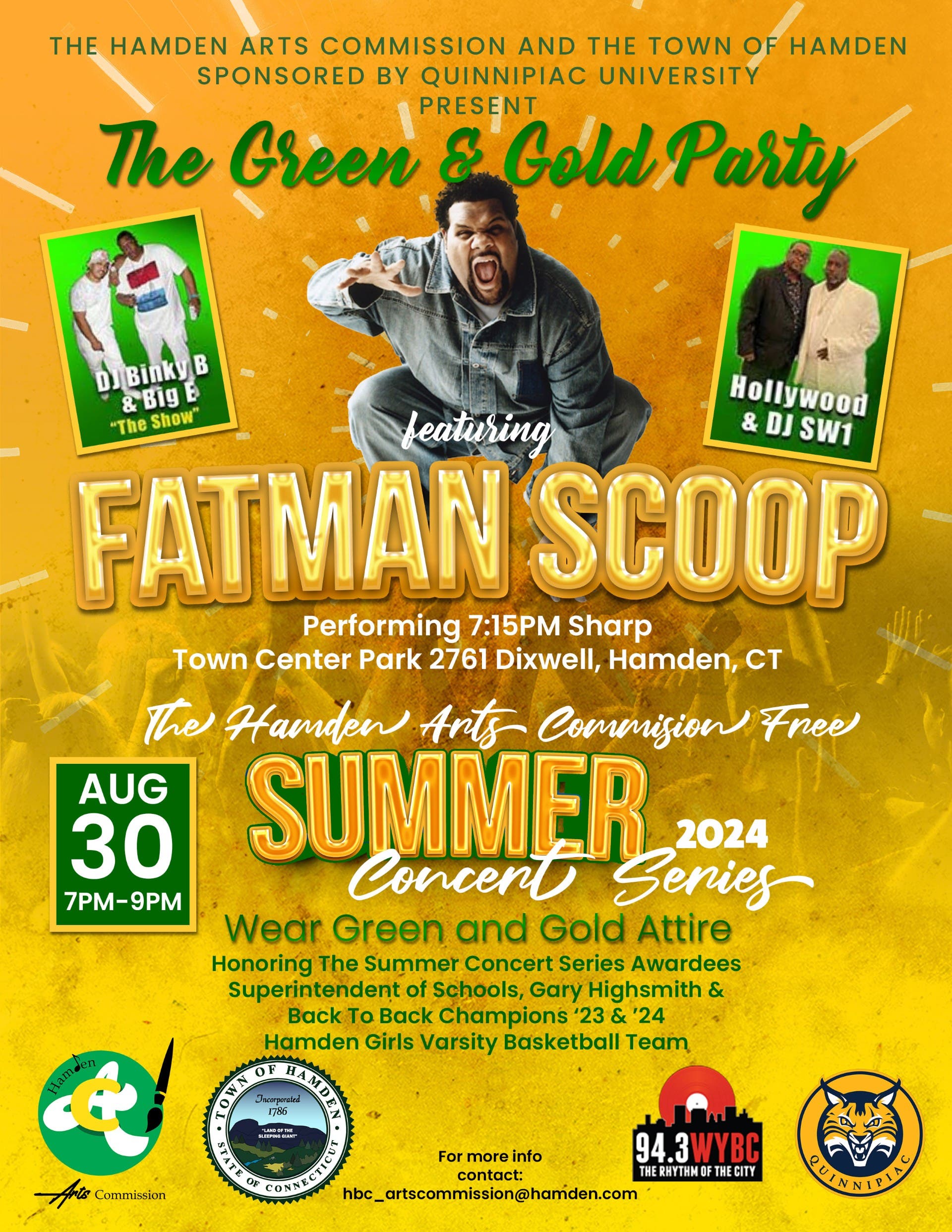 Green and Gold Party Featuring Fatman Scoop