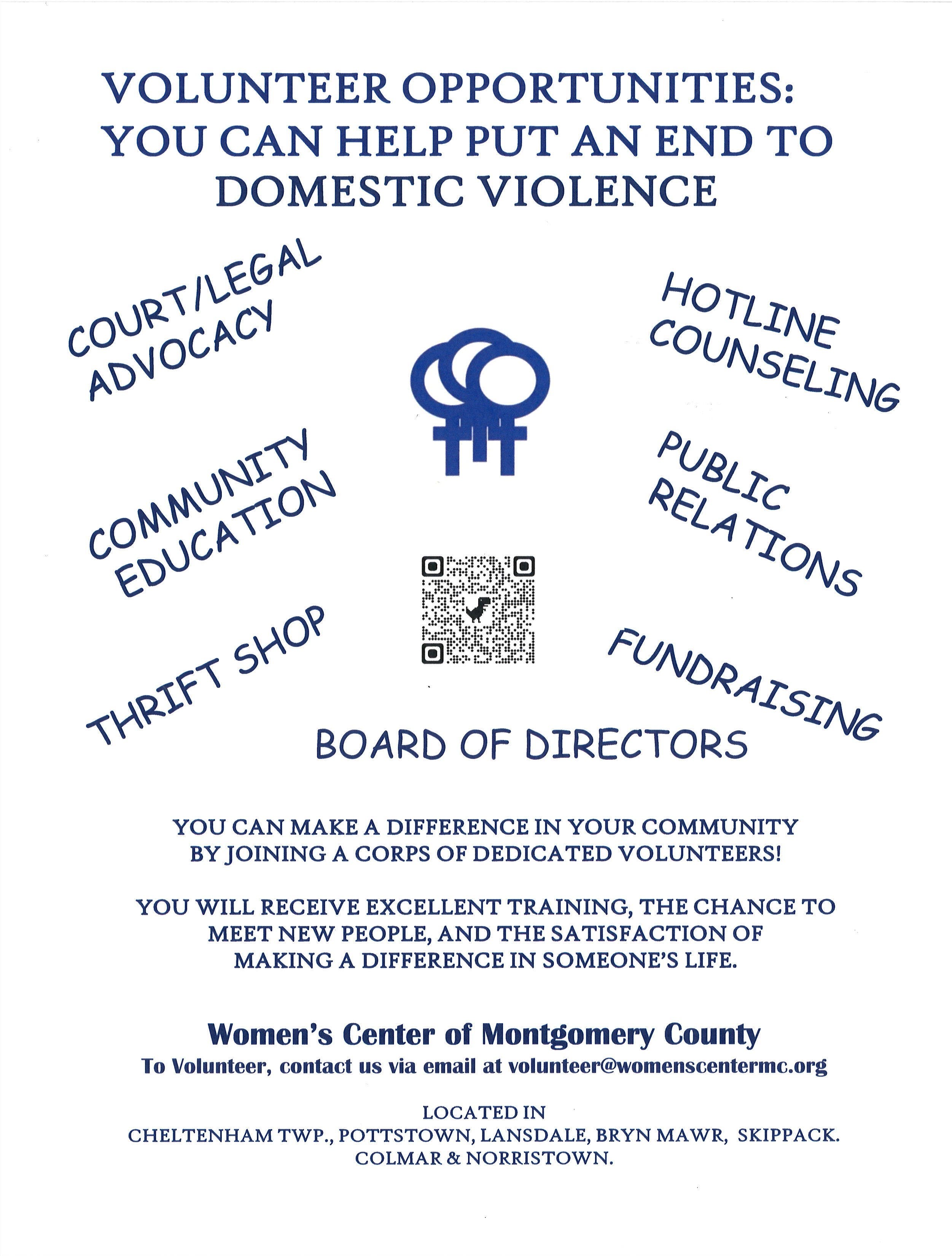 Volunteer Opportunities - Support Survivors and Help End Domestic Violence!