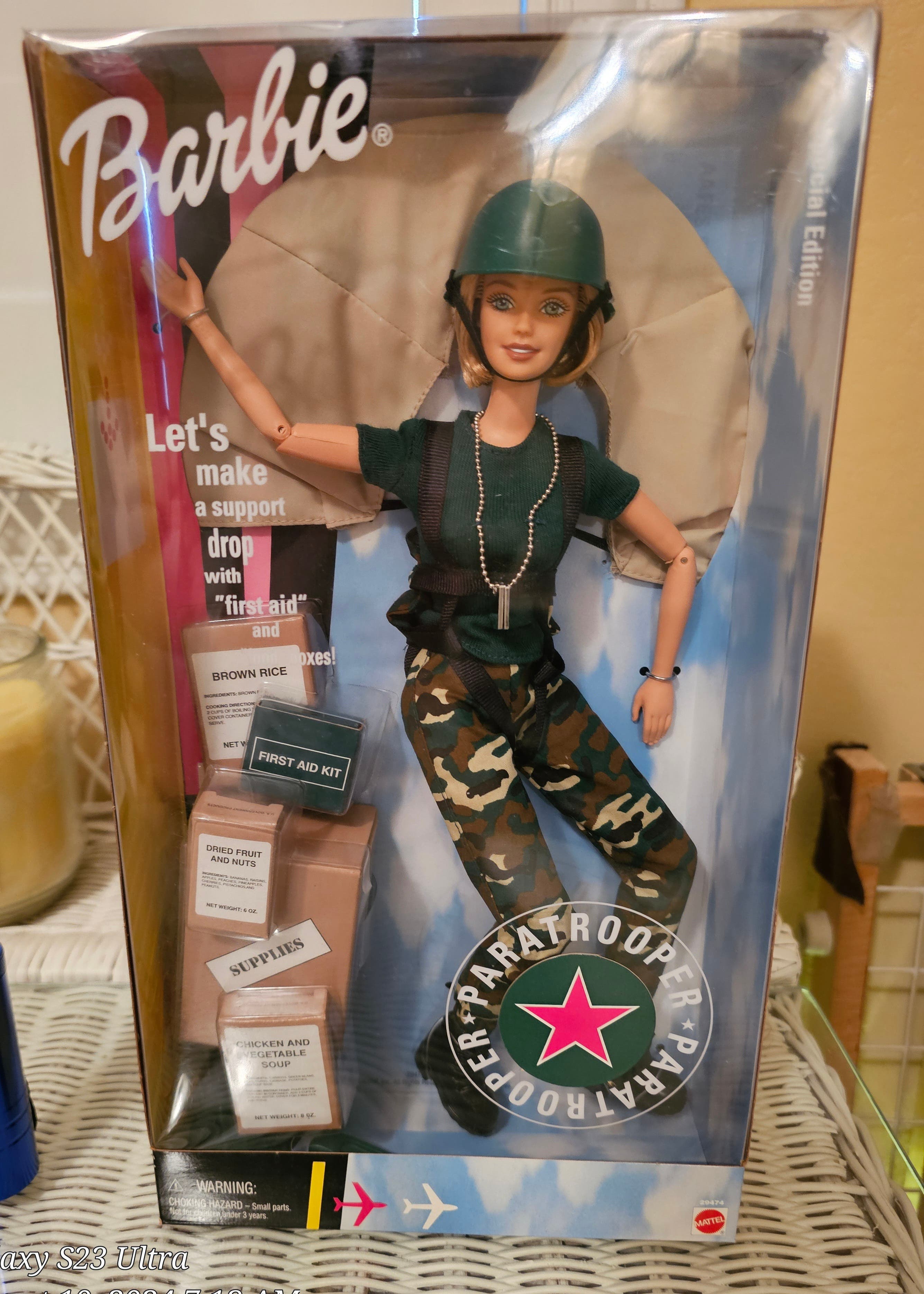 Paratrooper Barbie