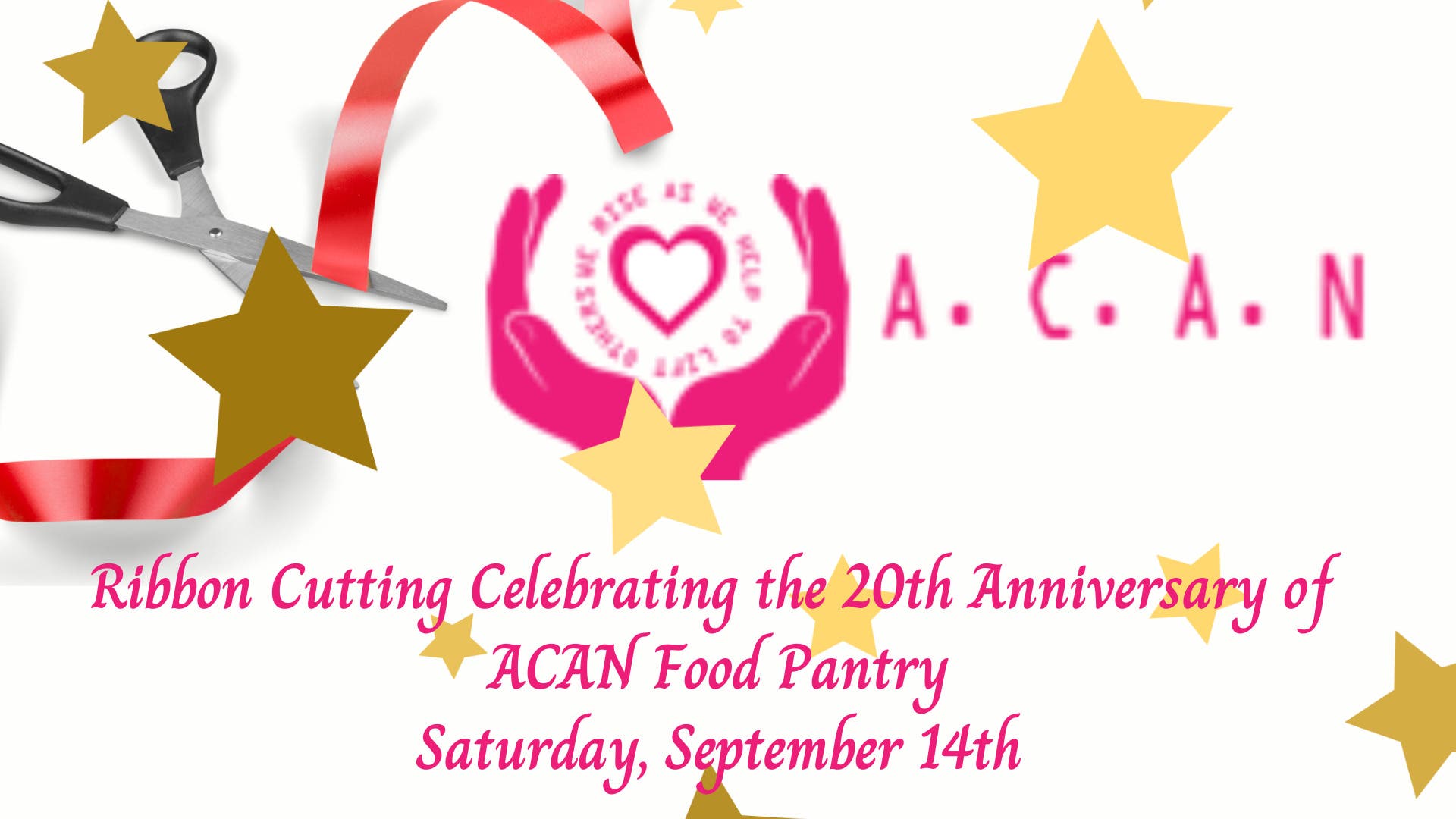 Open House and Ribbon Cutting Celebrating the 20th Anniversary of ACAN Food Pantry in Severna Park