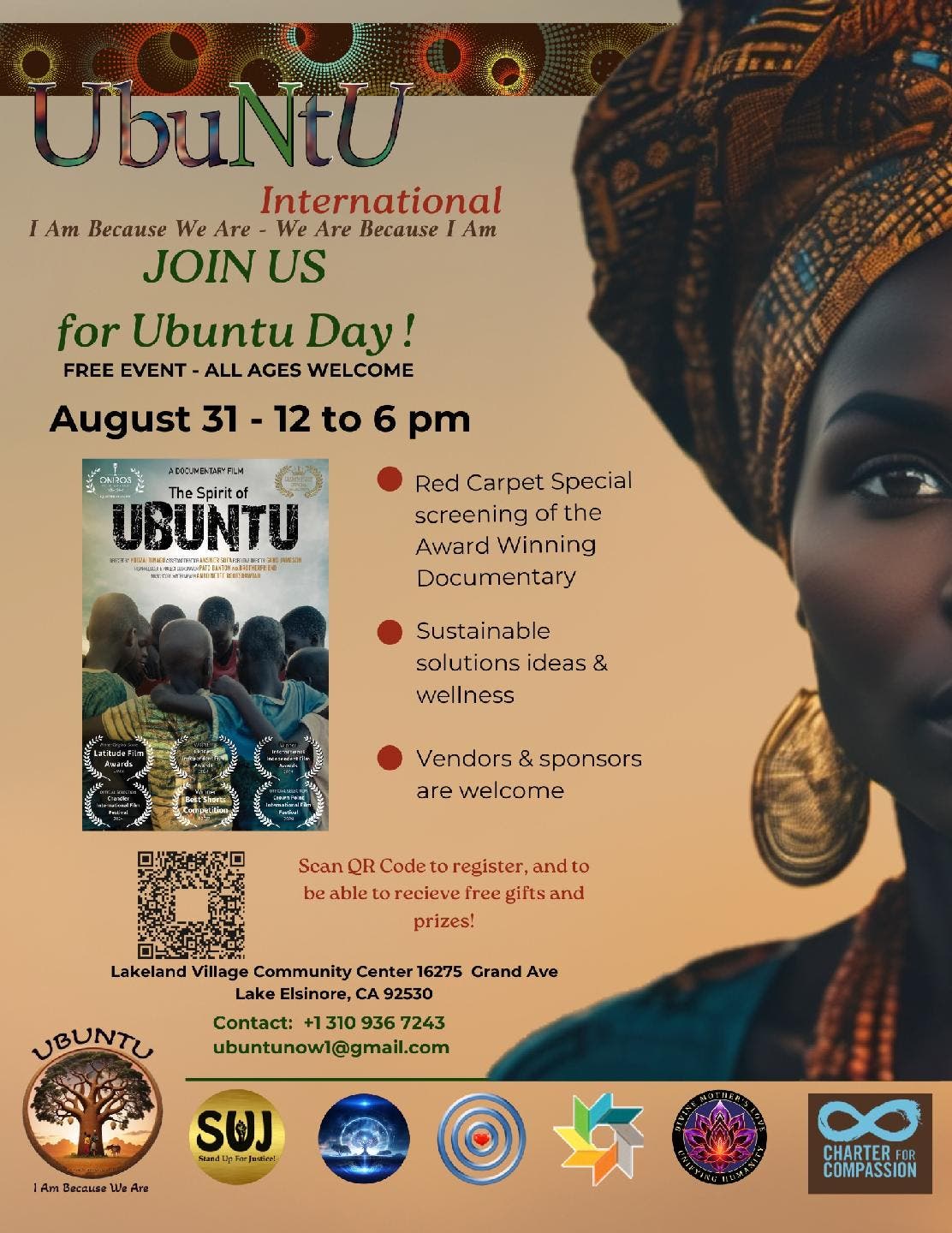 STUDIO 395 Invites You to "Ubuntu Day" - Free Event - All Ages Welcome