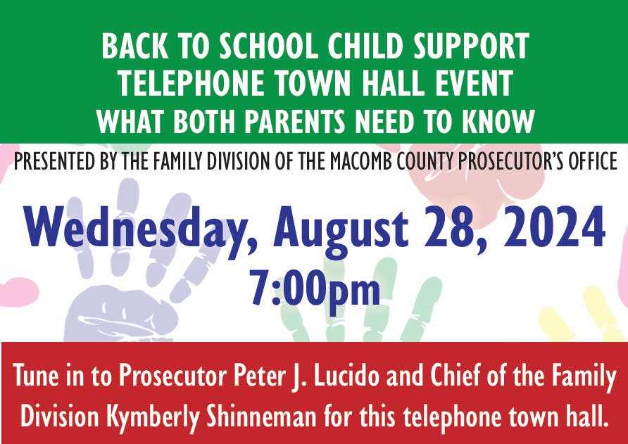 Child Support Telephone Town Hall Event - What both parents need to know