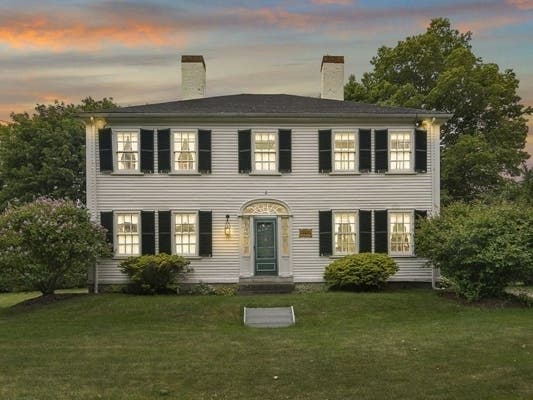 This home built in 1776 and located in Milton, MA is currently up for sale.