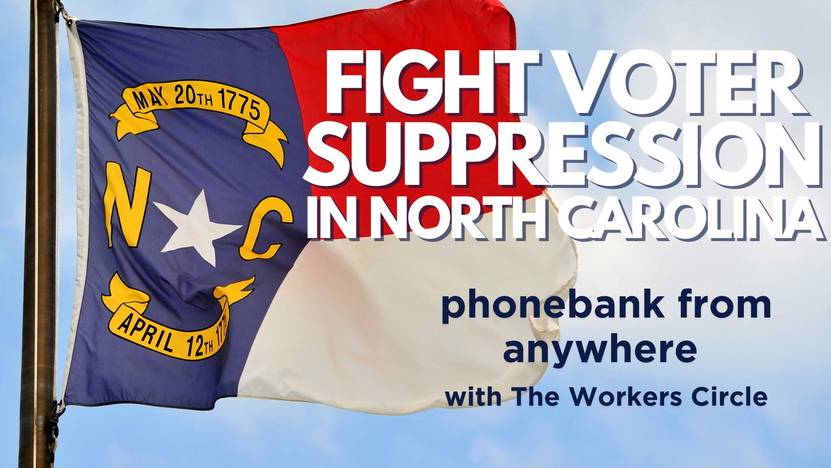 The Workers Circle presents: Phonebank for Voting Rights 8/14