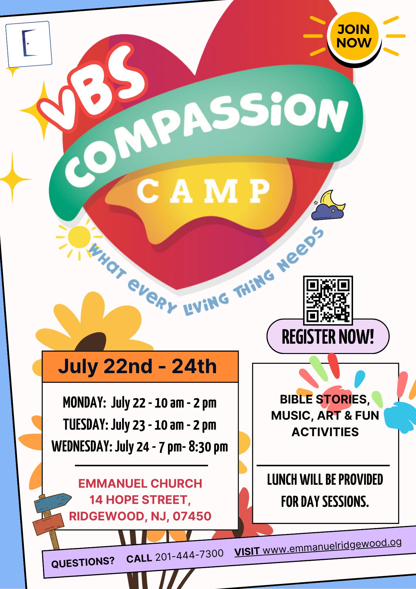 VBS Compassion Camp 2024 - Free registration!