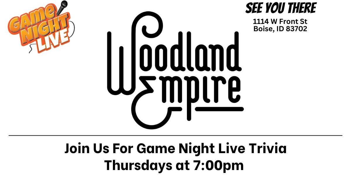 Game Night Live Trivia at Woodland Empire Ale Craft