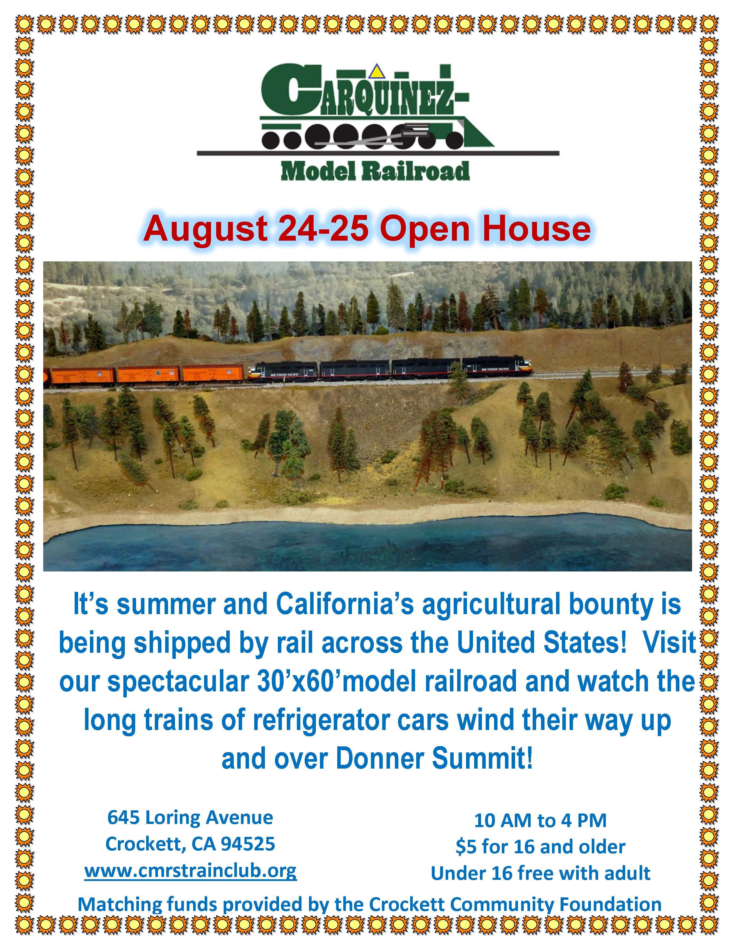 Carquinez Model Railroad Open House