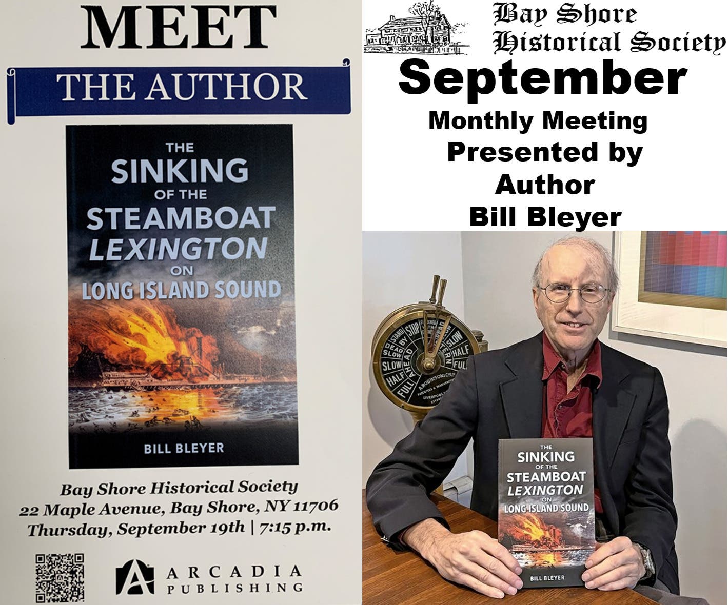 Bay Shore Historical Society September Monthly Meeting