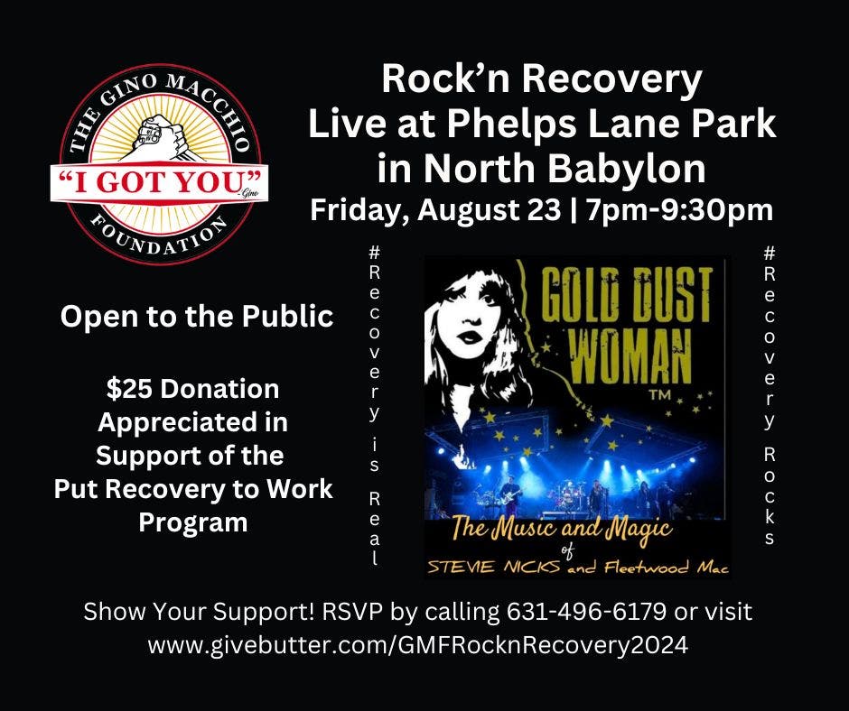 Gino Macchio Foundation's Rock'n Recovery Concert August 23, 2024