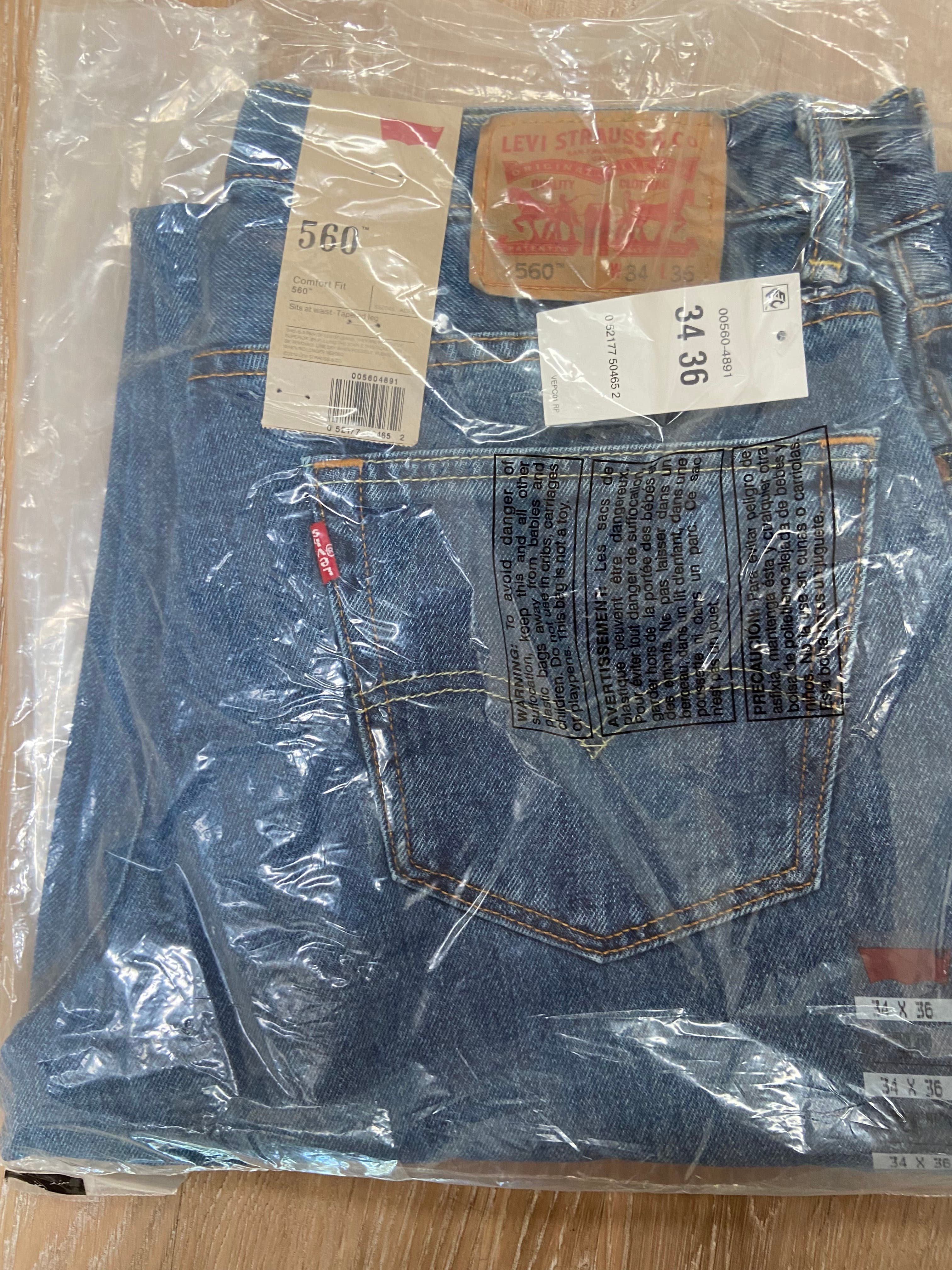 Men's Levi's Jeans 34x36 still in package $50.00 or Best Offer