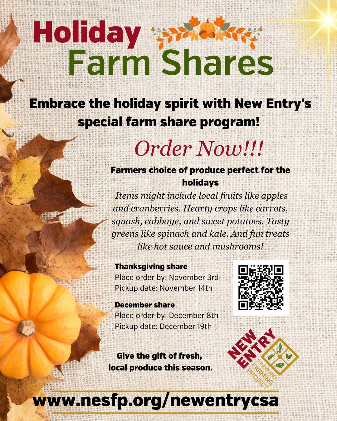 Holiday Farm Shares