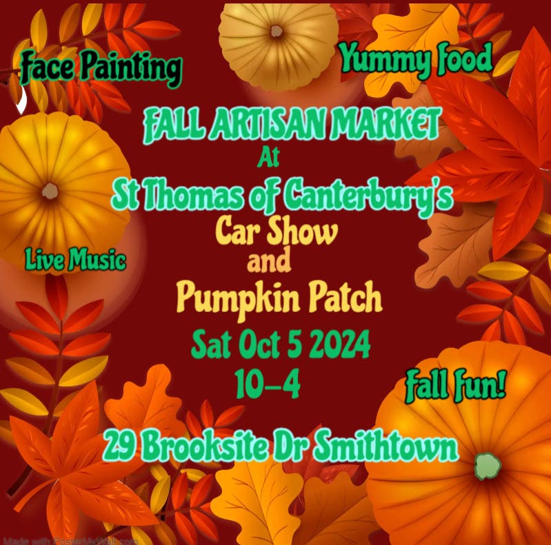 Fall  Artisan Market. Car Show, and Pumpkin Patch