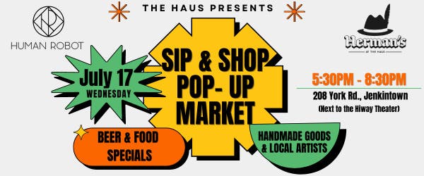 Sip & Shop Pop-Up Market