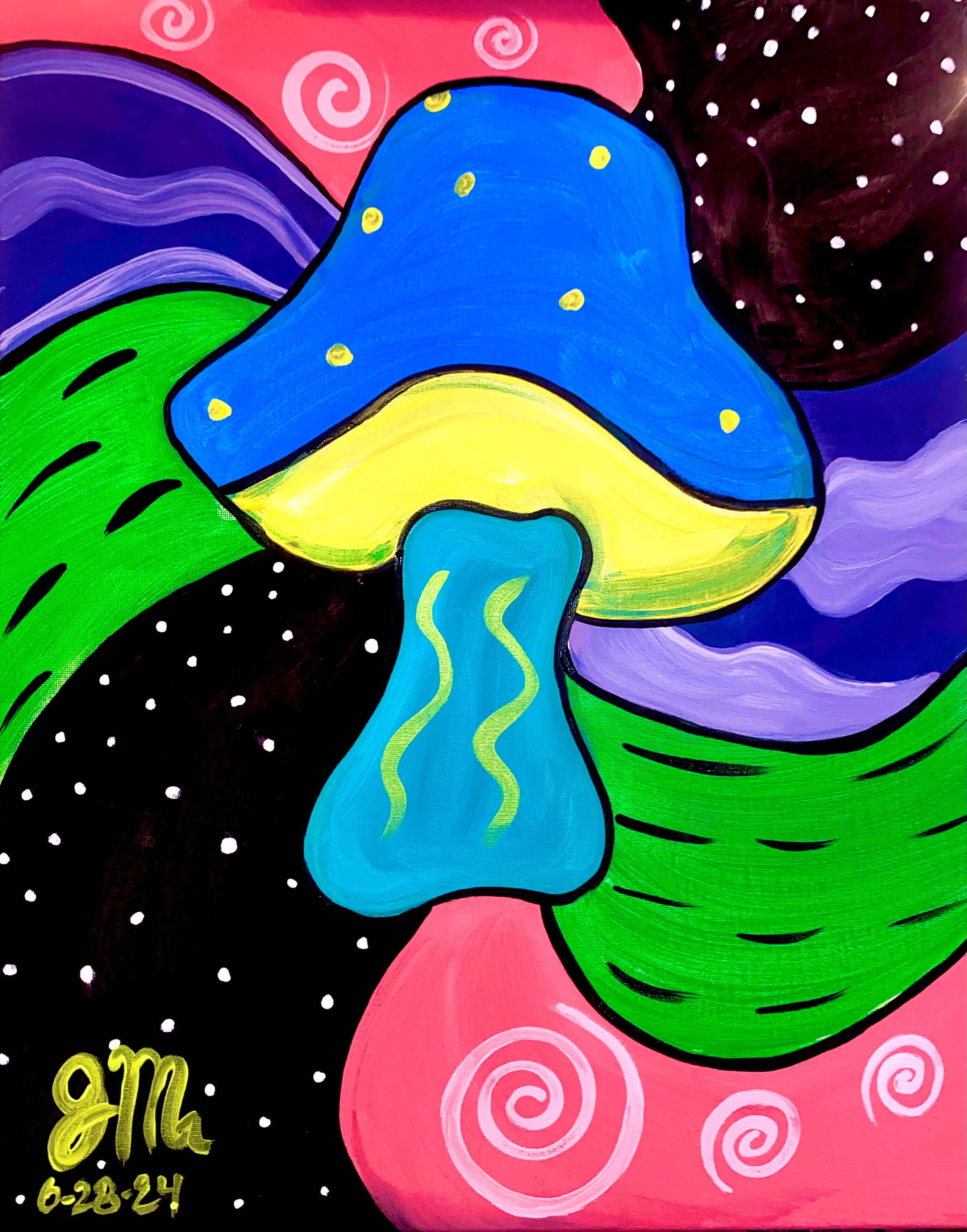 Mushroom Sip and Paint 🎨 