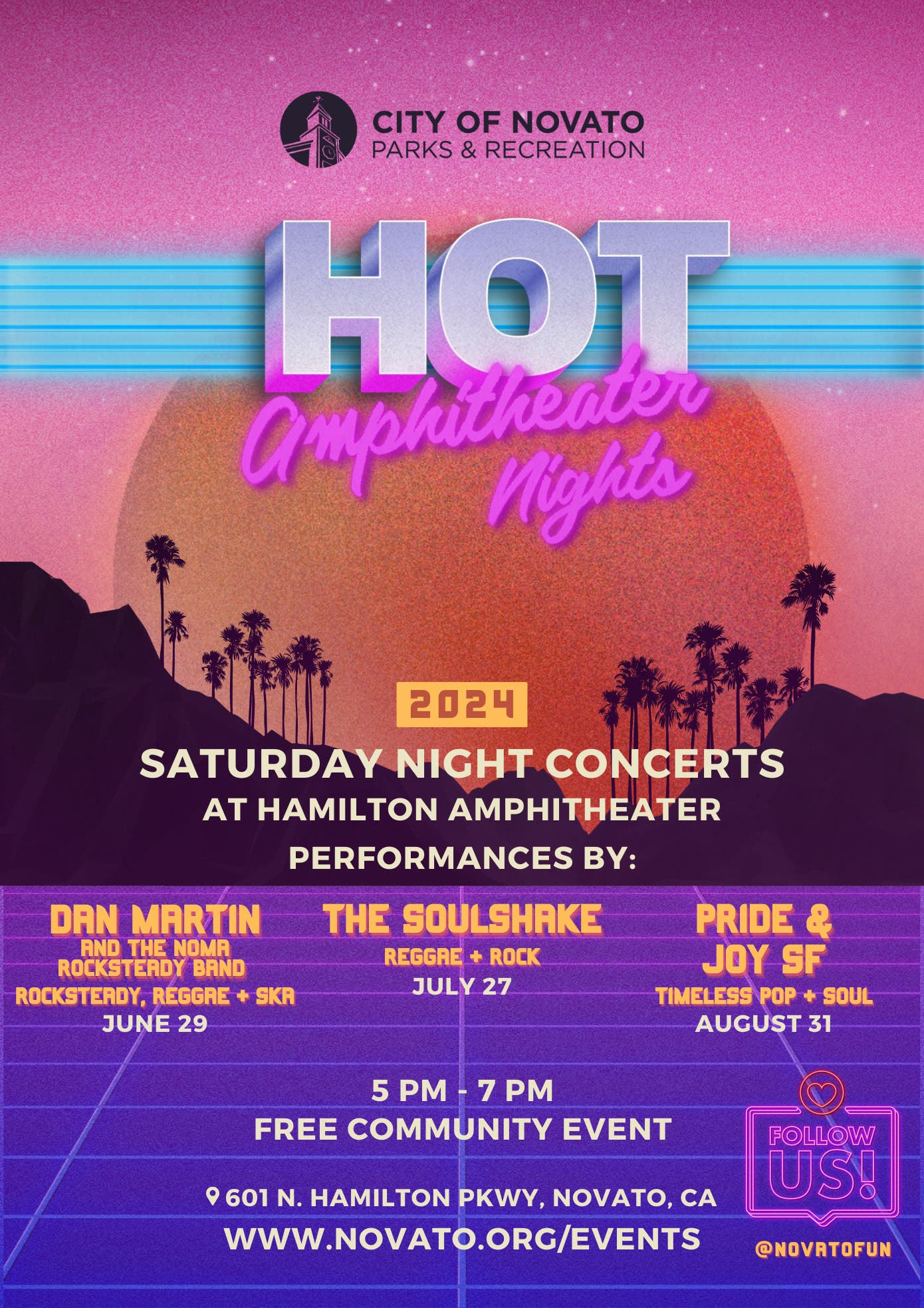 2024 Hot Amphitheater Nights Concert feat. Pride and Joy SF