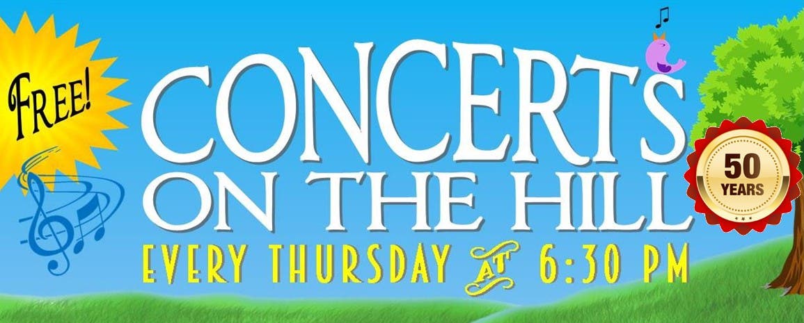 FREE "Concerts on the Hill" 50th Season