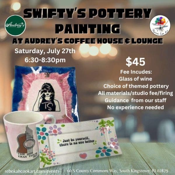 Sip and Swifty Pottery Painting