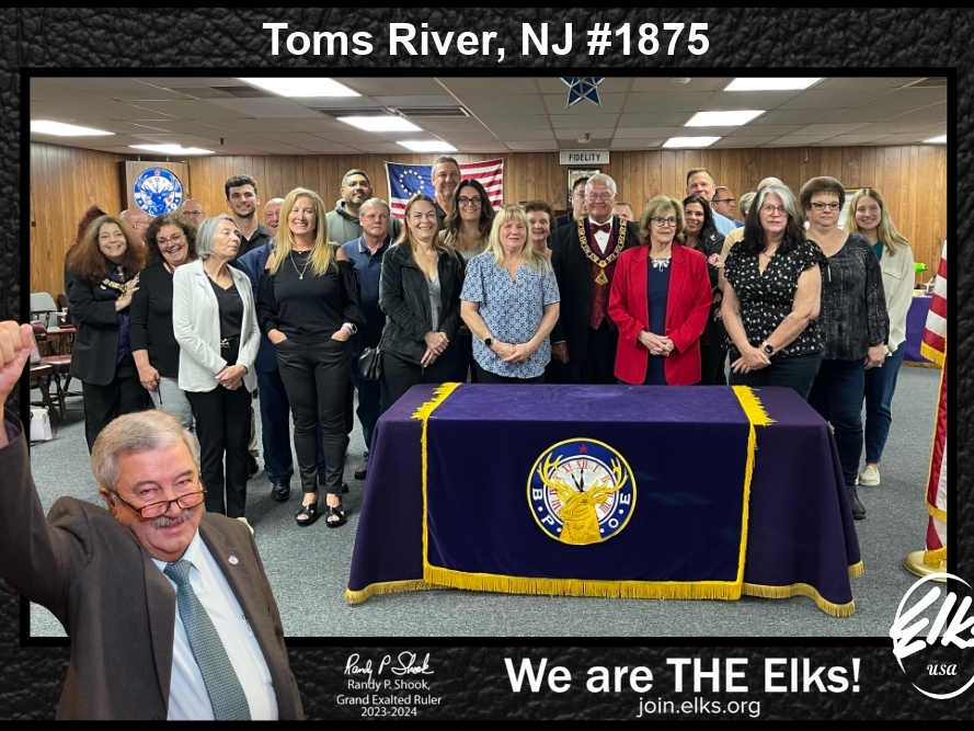 Toms River Elks #1875 welcomed 26 new members during a ceremony held May 9, 2024.