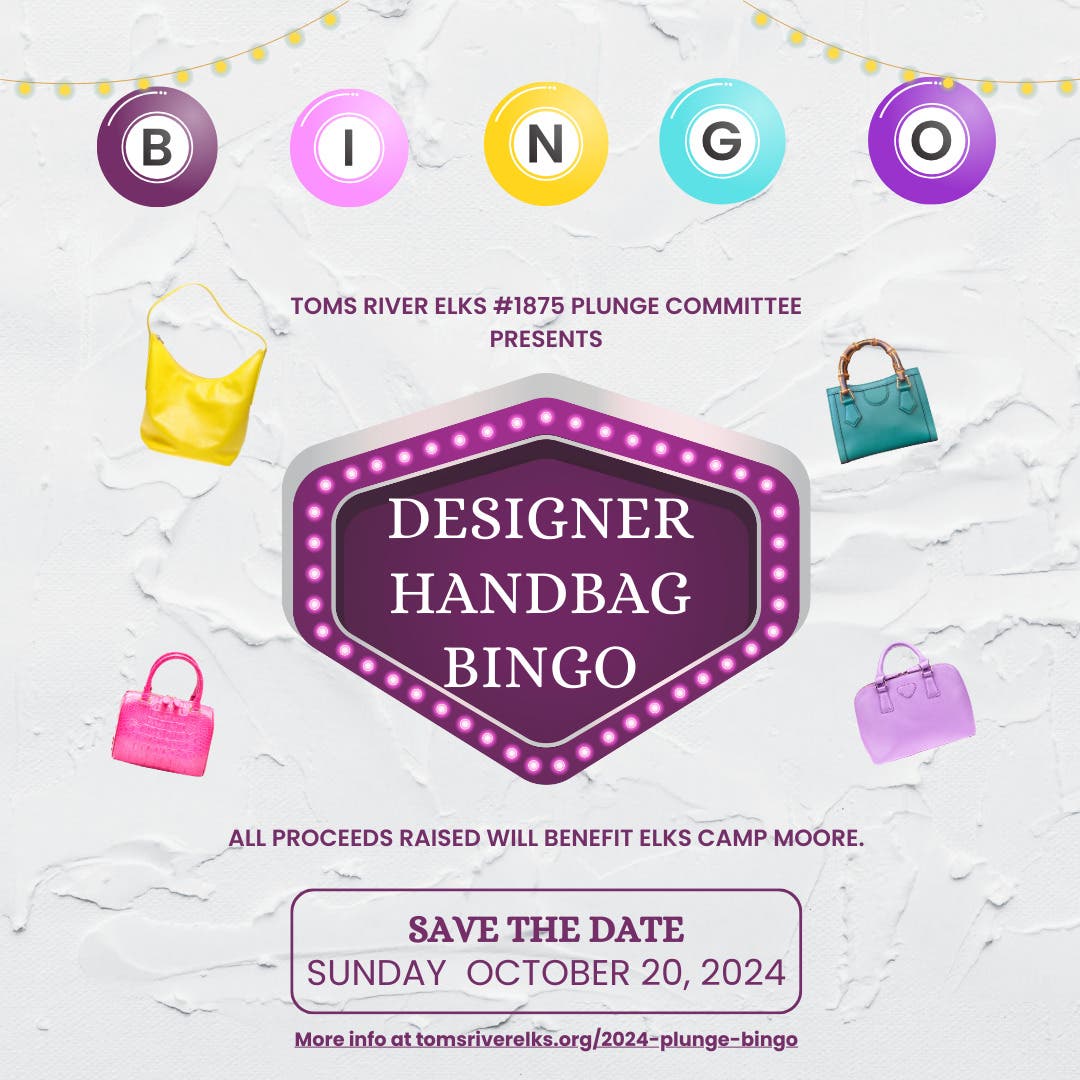 Toms River Elks Designer Handbag Bingo