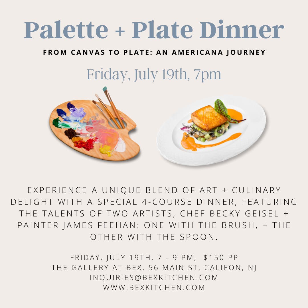 Palette + Plate Dinner
