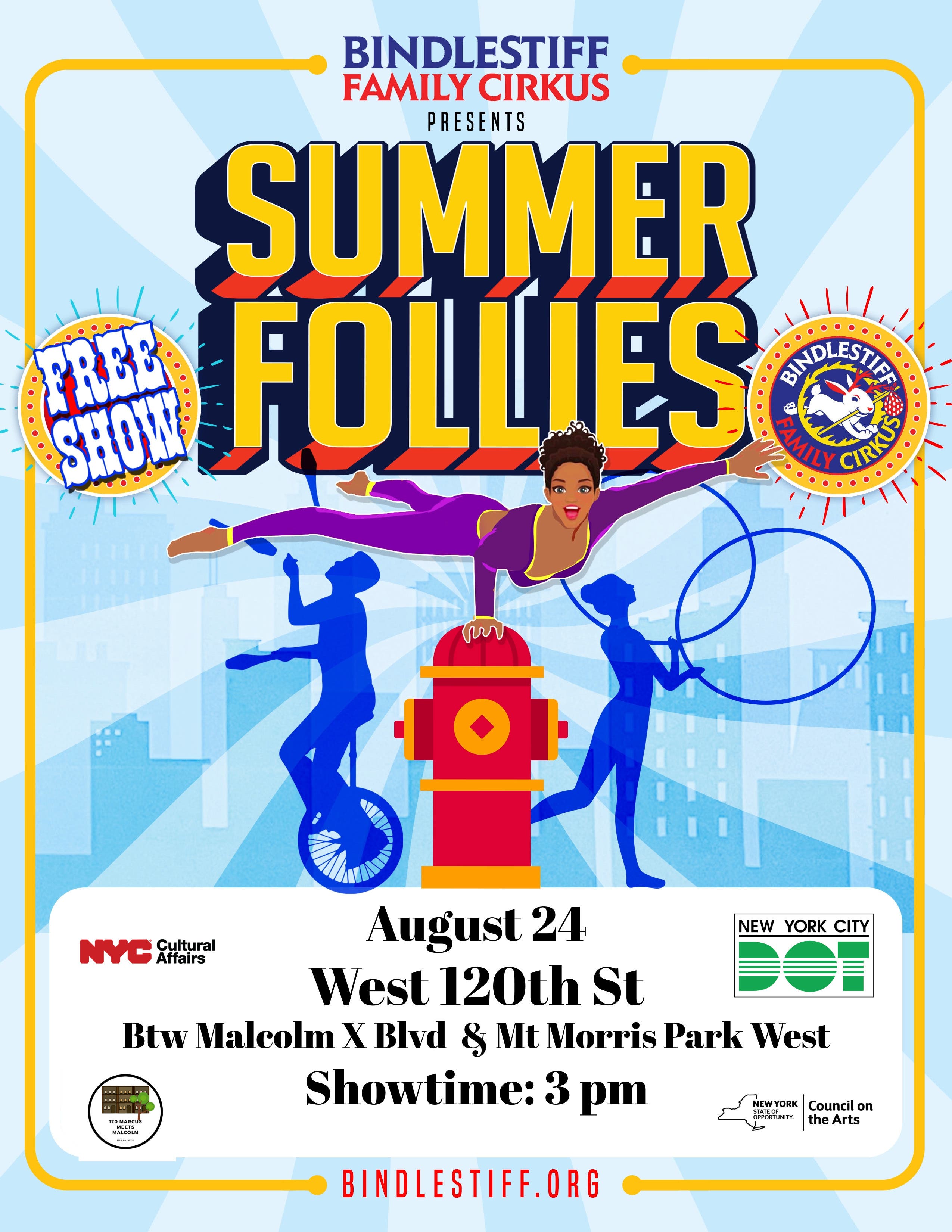 Bindlestiff and MMM presents Summer Follies - Free Circus