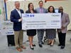 L to R: Fred Wasiak, Food Bank of South Jersey; Elizabeth McCarthy, Community Foodbank of New Jersey; Mark Valli, Norwescap; Triada Stampas, Fulfill; James "Butter" Allen, Mercer Street Friends.