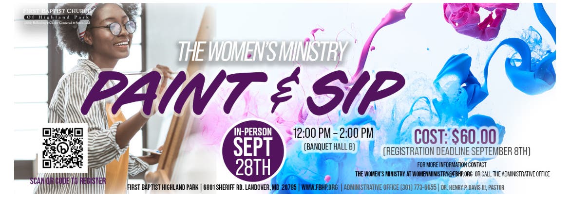 Women's Ministry Present: Made to Flourish Paint & Sip Event