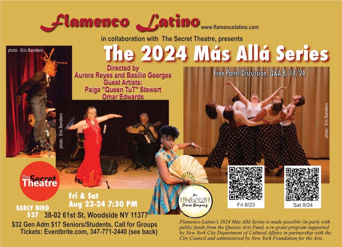 ﻿Flamenco Latino Presents Flamenco Latino in Concert part of the 2024 Más Allá Series