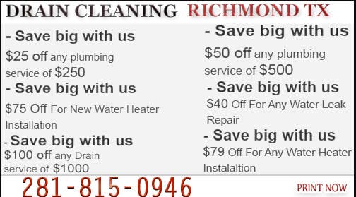 Drain Cleaning Richmond TX