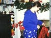 Me, hanging up my Stocking by the chimney with care on Christmas Eve, 2001 at the Viggiano home.