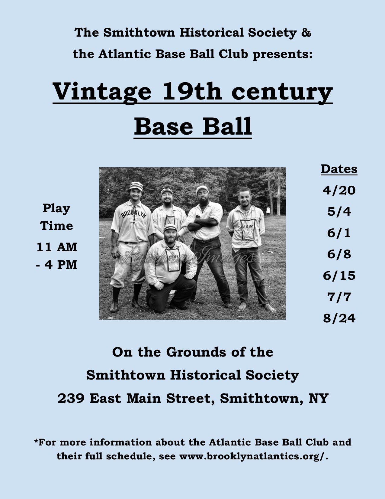 Atlantic Base Ball Club Vintage 19th Century Base Ball