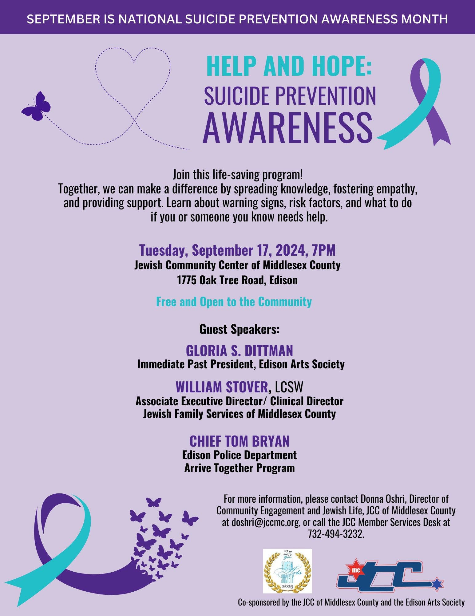 Help and Hope: Suicide Prevention Awareness