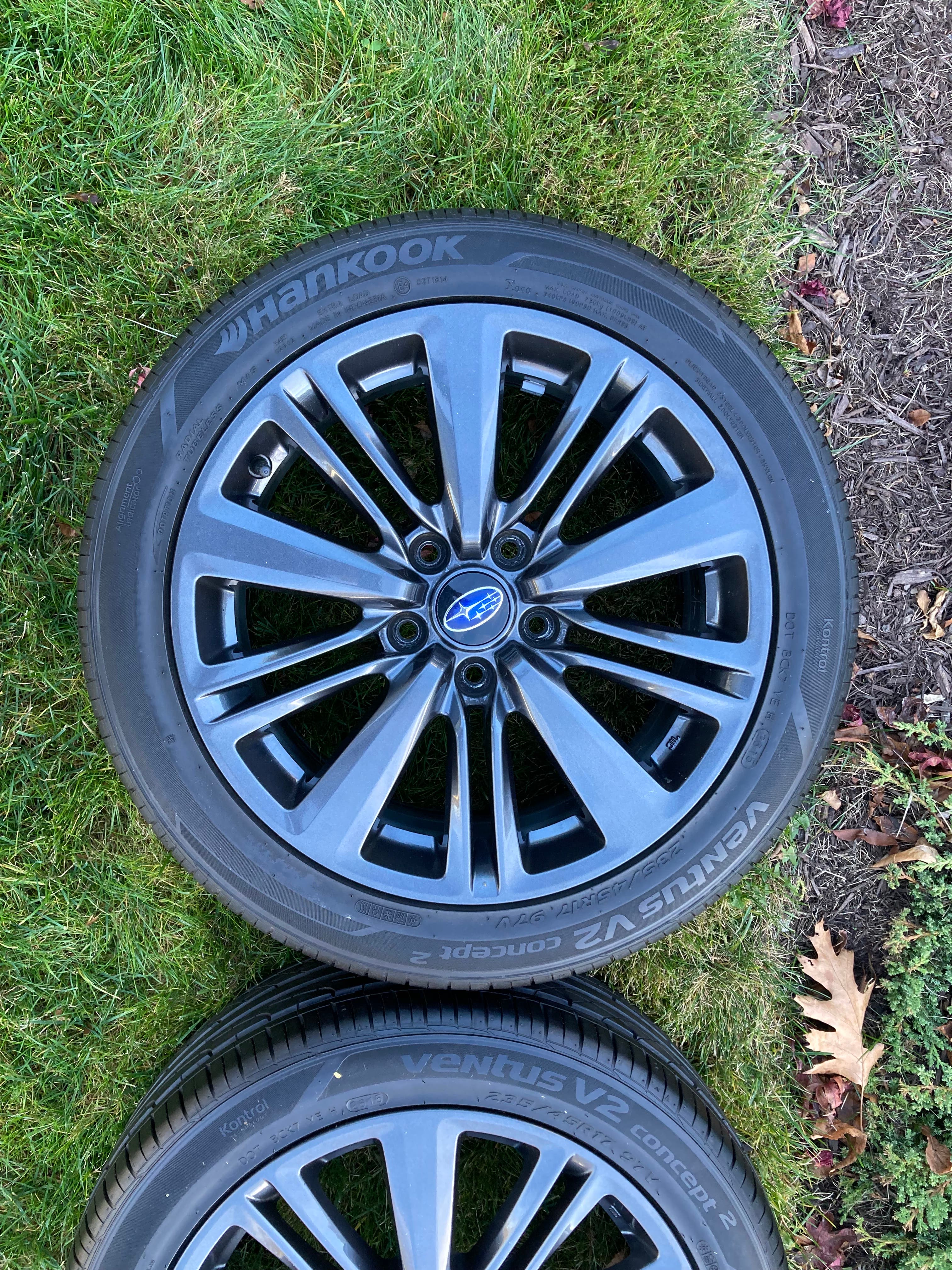 Subaru WRX rims and tires