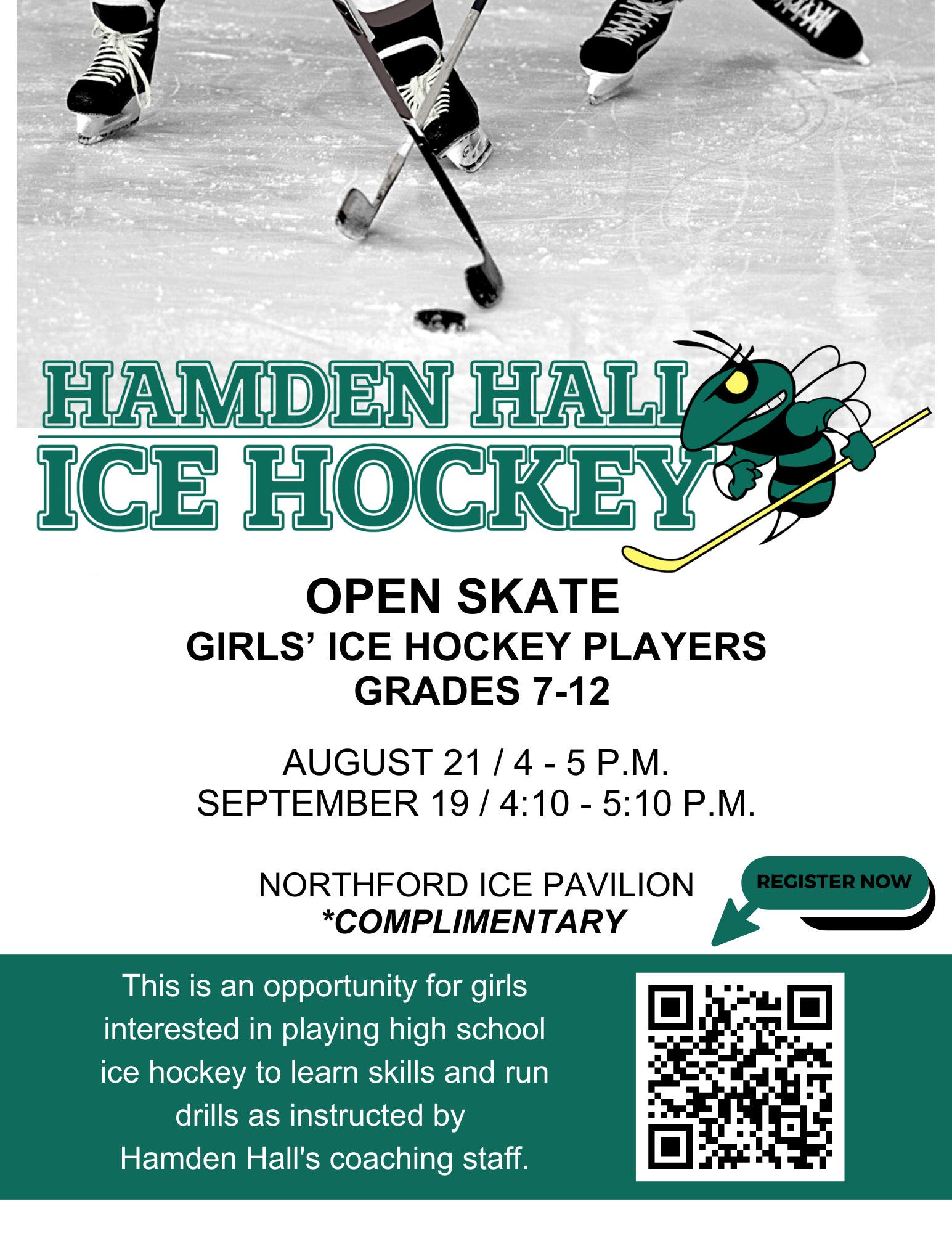 Girls' Ice Hockey Open Skate