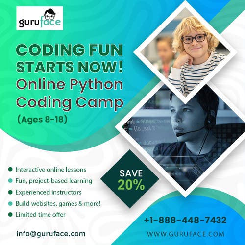 Online Python Coding Summer Camp (Ages 8-18) - Save 20%