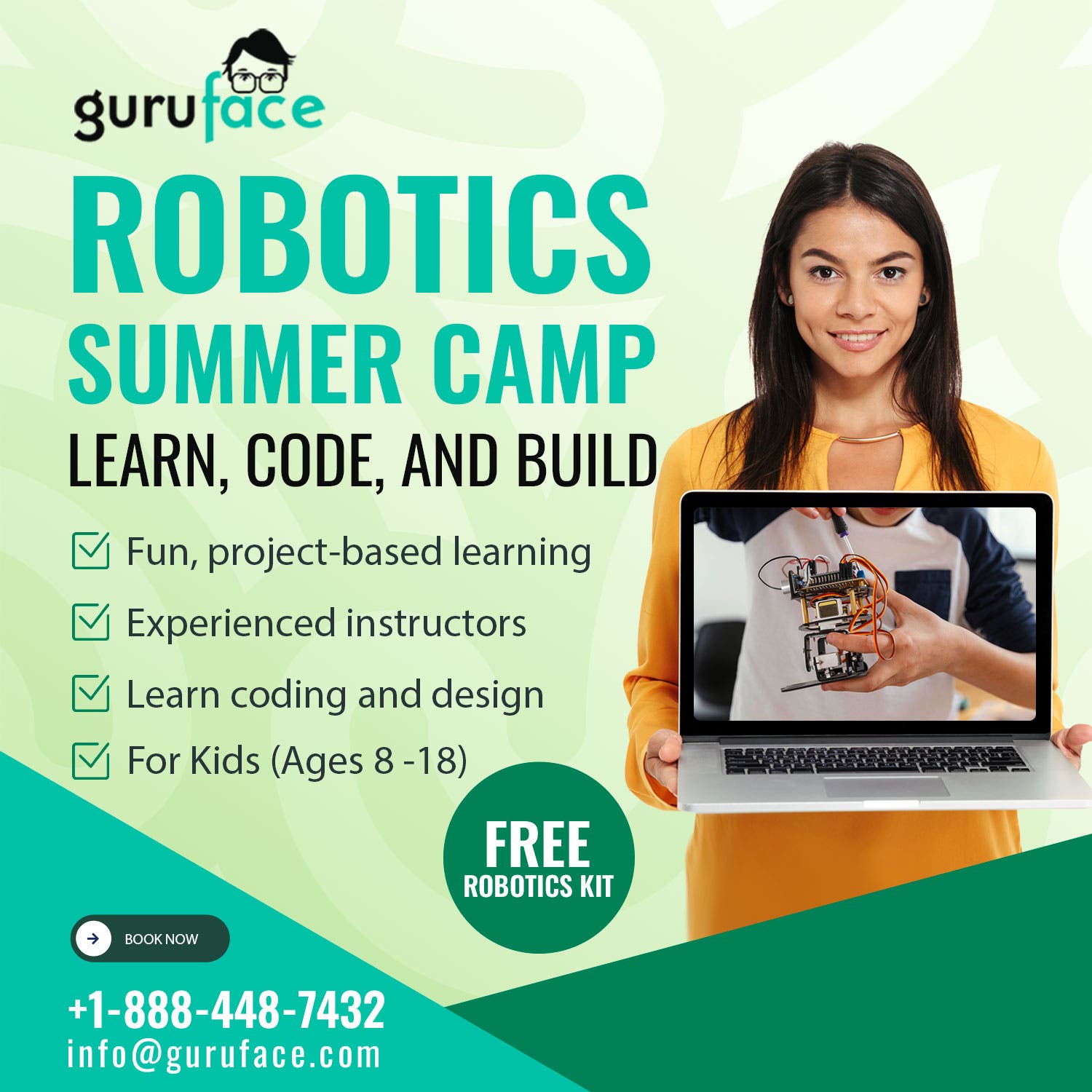 Robotics and Arduino Summer camp classes for kids