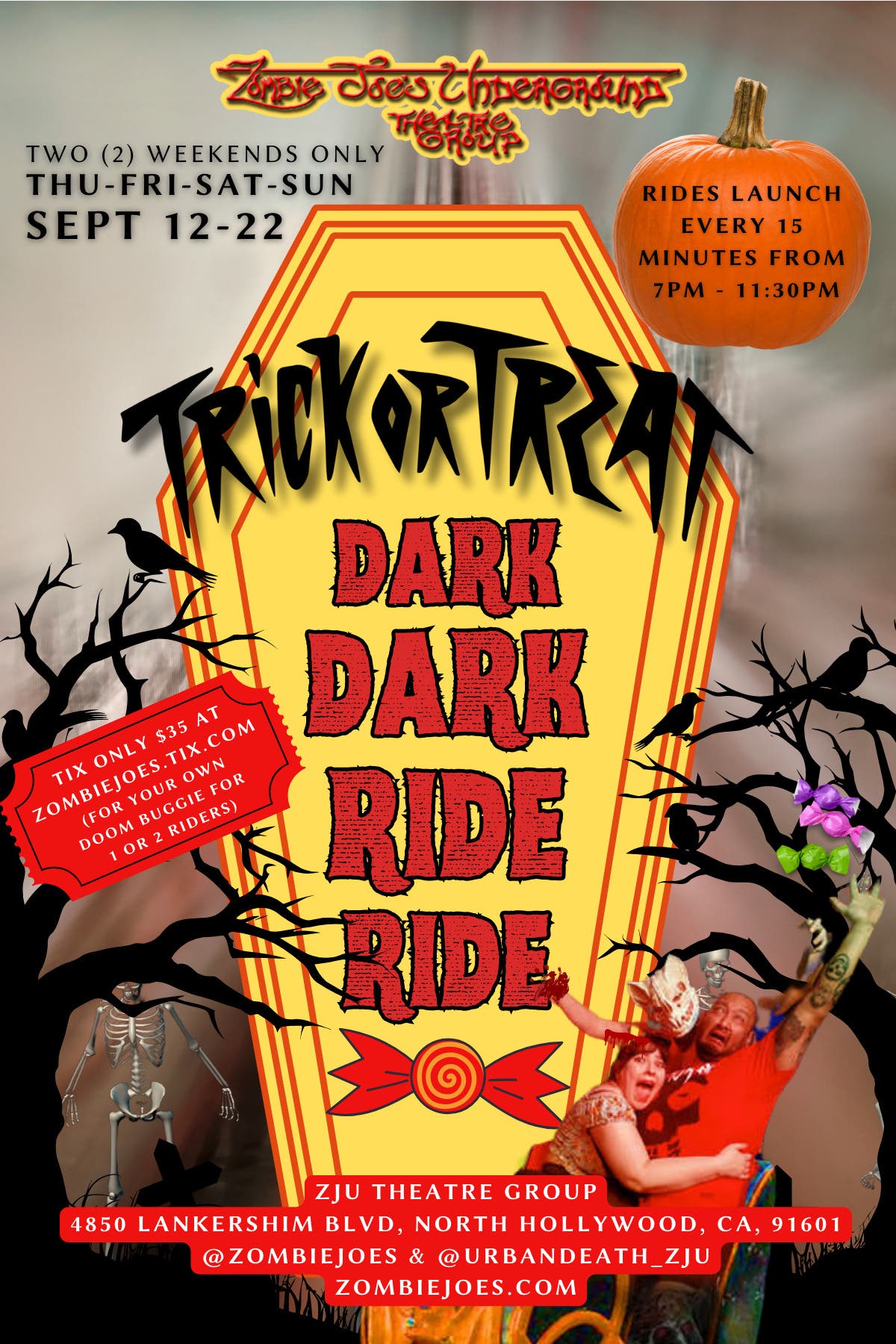 Dark Dark Ride - Ride Trick or Treat!