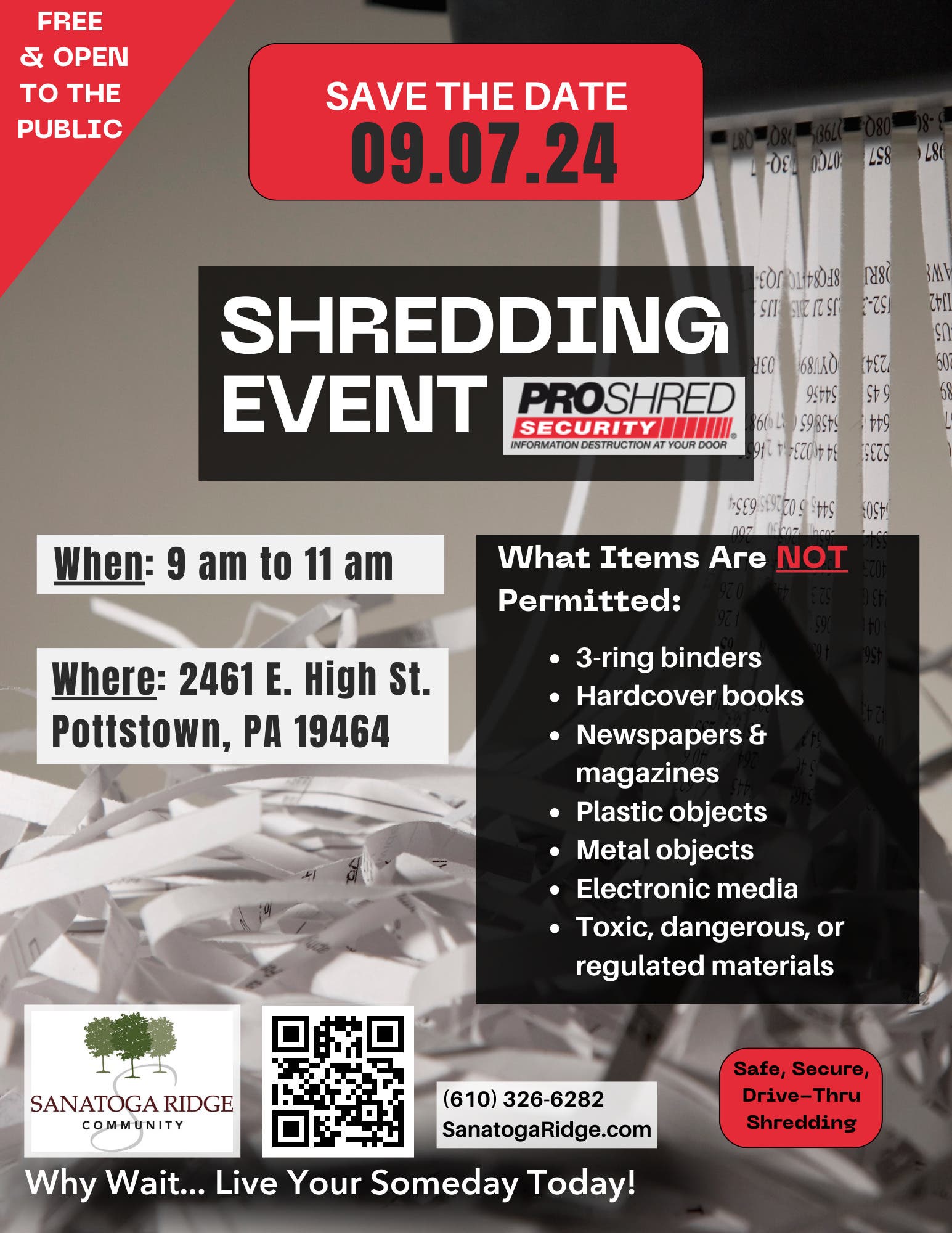 Shredding Event