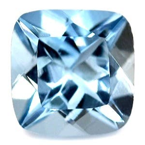 Aquamarines With Cushion Cut For Sale