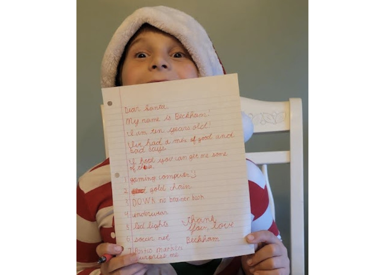 Woodbury 10-Year-Old To Santa: 'I Have Had A Mix Of Good & Bad Days'