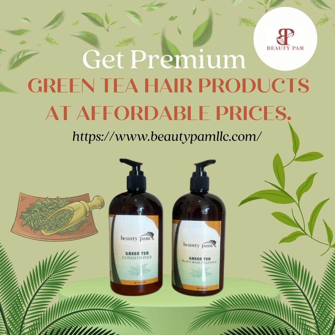 Get premium green tea hair products at affordable prices.