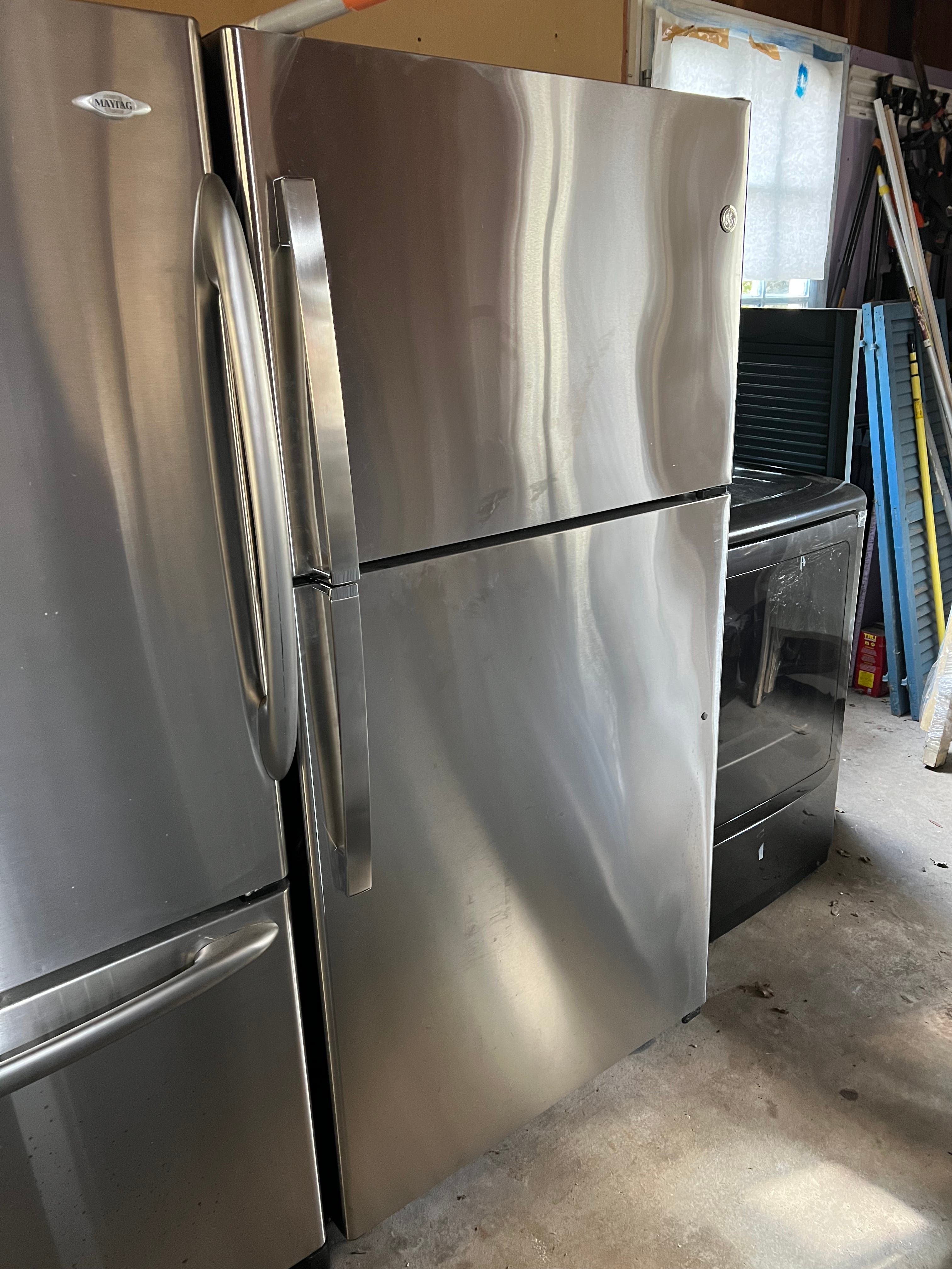 Stainless Maytag & GE refrigerators for sale ~ excellent condition  