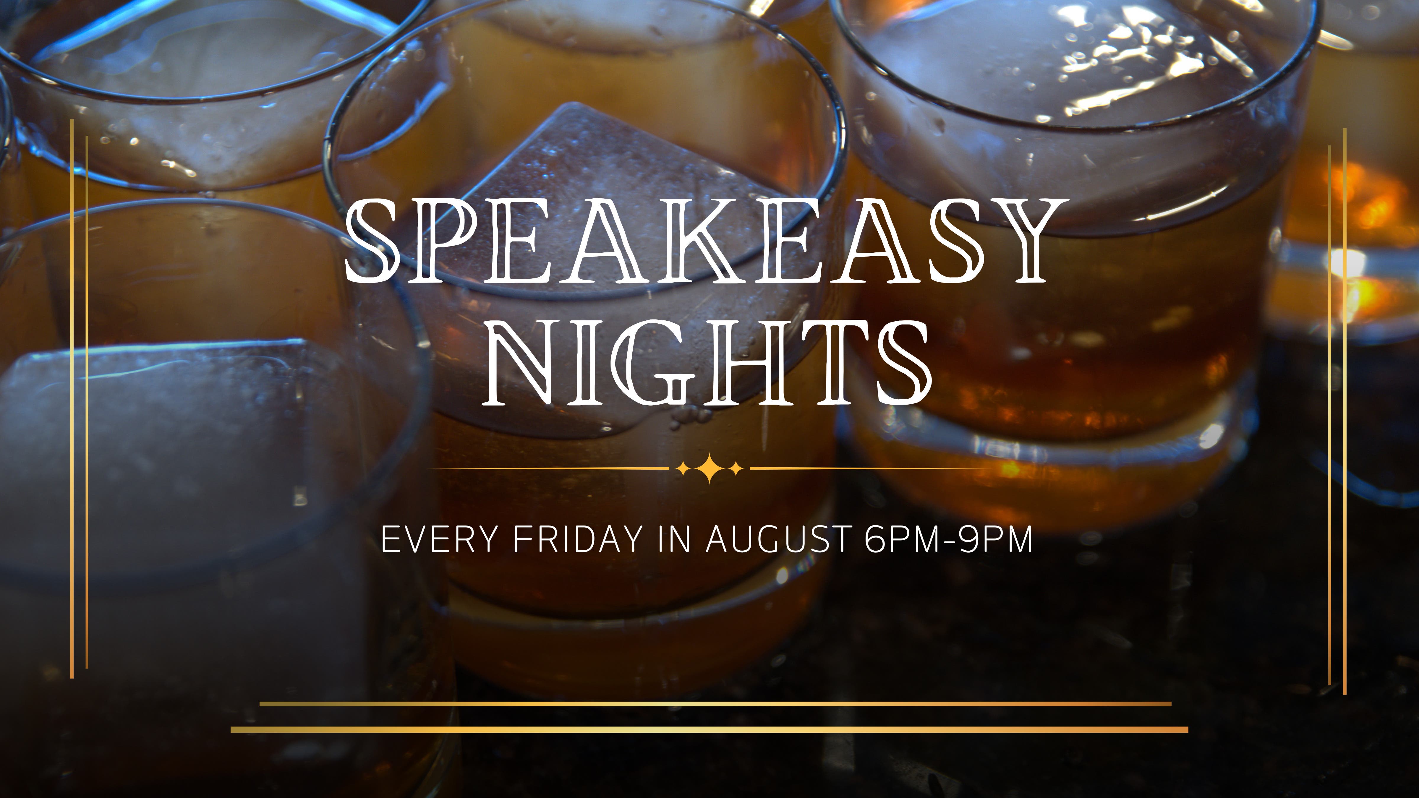 Speakeasy Fridays at Avensole